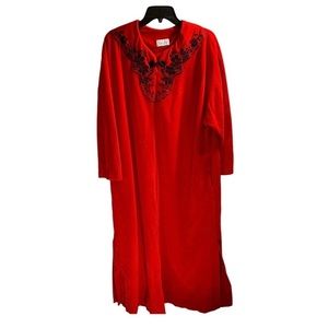 Vintage Vanity Fair Fleece Nightgown/Robe